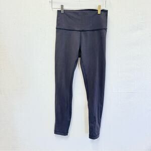Lululemon Wunder Under Hi-Rise 7/8 Tight *Full-On Luon 25" in Solid Black Size 6